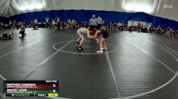 92 lbs Round 3 - Brodey Lewis, Askren Wrestling Academy vs Matthew Carreras, Burnett Trained Wrestling