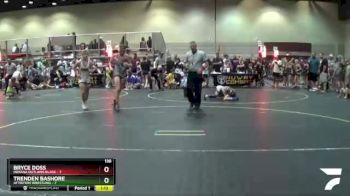 138 lbs Round 3 (6 Team) - Trenden Bashore, Attrition Wrestling vs Bryce Doss, Indiana Outlaws Black
