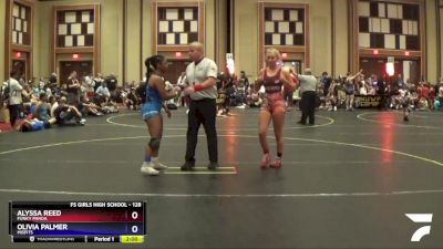 128 lbs 3rd Place Match - Alyssa Reed, Funky Panda vs Olivia Palmer, Misfits