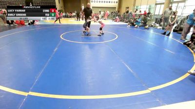 55 lbs Rr Rnd 4 - Lucy Farrar, CT Whale Girls vs Emily Greene, Pride Girls