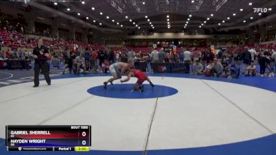 120 lbs Cons. Round 4 - Gabriel Sherrell, KS vs Hayden Wright, OK