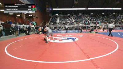 2A-190 lbs Quarterfinal - Haeden Blair, Thermopolis vs Truck Lowry, Moorcroft