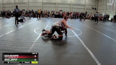 190 lbs Round 4 (6 Team) - Zach Richards, Team Diamond Fish vs Brody Bingle, Dayton Bandits