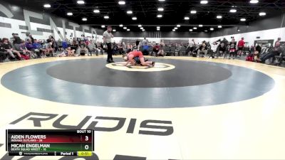 159 lbs Round 3 (8 Team) - Aiden Flowers, Indiana Outlaws vs Micah Engelman, Death Squad Wrest