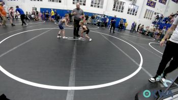 52 lbs Consi Of 8 #1 - Ryatt Saunders, Shelton Wrestling Academy vs Axtyn O'Daniel, Newcastle Youth Wrestling