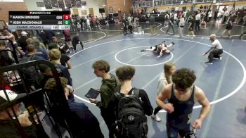 157 lbs Champ. Round 2 - Mason Bridges, Cheney vs Josh Macdonald, Lake City High School