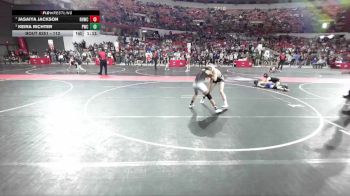 112 lbs Semifinal - Keira Richter, Princeton Wrestling Club vs Jasaiya Jackson, Red Hot Wrestling Club
