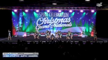 Cheer Athletics - Austin - Diamonds [2025 L2 Youth - Medium Day 2] 2025 Spirit Celebration Christmas Grand Nationals