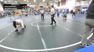 215 lbs Semifinal - Khale McDonnell, Fountain Valley vs Matthew Olivarez, La Mirada