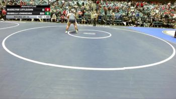 235 lbs Round Of 16 - Madelynn Littlejohn, North Salem vs Isabella Lorenzana, Marina