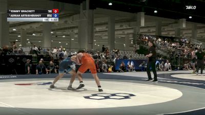 82 kg Quarters - Tommy Brackett, Tiger Wrestling Club vs Adrian Artsisheuskiy, Nyac