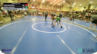 105 lbs Consolation - Odin Daosaeng, Van Buren Matdawgs vs Zayne Chappell, Tulsa Blue T Panthers