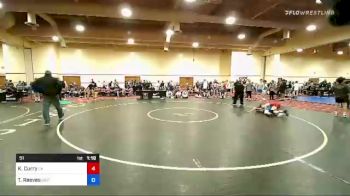 51 lbs Consi Of 16 #1 - Kaden Curry, California vs Ty Reeves, GRIT Athletics Wrestling Club
