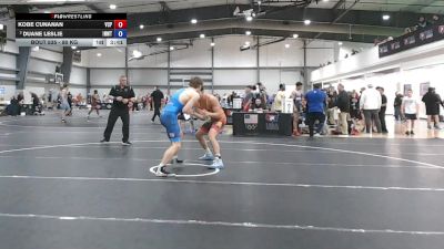 80 kg Champ. Rd Of 16 - Kobe Cunanan, Valiant College Preparatory vs Duane Leslie, Inland Northwest Wrestling Training Center