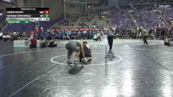 197 lbs Quarters & 1st Wb (16 Team) - Asher Ruchti, Southern Oregon vs Nathan Critchfield, Indiana Tech