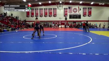165 lbs Cons. Semi - Daniel Armendarez, Fresno City College vs Jacob Moreo, Unattached