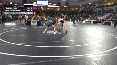 145 lbs Champ. Round 2 - Erica Schroeder, Colorado Mesa University vs Sydney Perry, North Central College