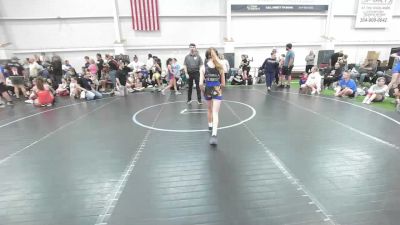 84 lbs Round Robin 3 - Vitaliana Pitzarella, PA West Yellow - G vs Breslyn Simmons, Hammers - G