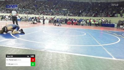 123 lbs Round Of 64 - Diesel Pedersen, Broken Arrow Junior High vs Tatum Bryan, Norman North