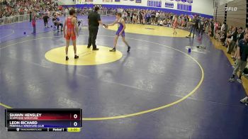 120 lbs Cons. Round 3 - Shawn Hensley, Scappoose Wrestling vs Leon Richard, Peninsula Wrestling Club