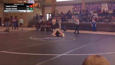 175 lbs Quarterfinal - Adam Lownds, Thunder Basin High School vs Riggin Austin, Laramie