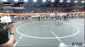52 lbs Quarterfinal - Brantley Clipper, Norman Grappling Club vs Gus Coleman, Elgin Wrestling