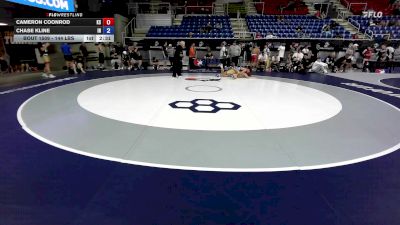 144 lbs Cons. Sub-rd Of 32 - Cameron Coonrod, KS vs Chase Kline, IN