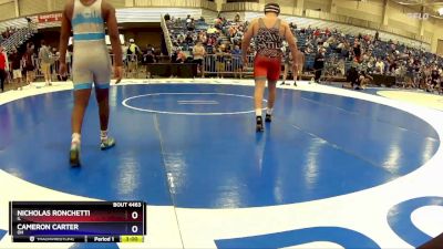 190 lbs Champ. Round 2 - Nicholas Ronchetti, IL vs Cameron Carter, OH