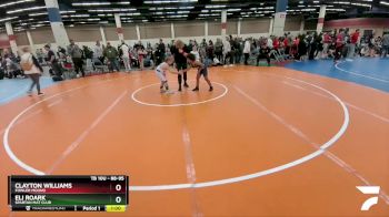 88-95 lbs Round 2 - Eli Roark, Spartan Mat Club vs Clayton Williams, Fowler Mound