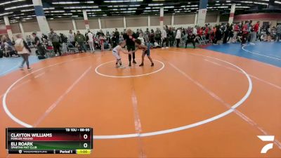 88-95 lbs Round 2 - Eli Roark, Spartan Mat Club vs Clayton Williams, Fowler Mound