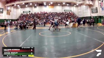 132 lbs Champ. Round 2 - Samuel Whitley, Santa Rosa Academy vs Ian Wine-Borrego, Norwalk