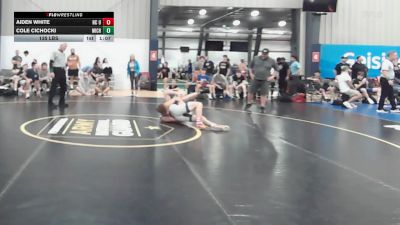 135 lbs Rr Rnd 2 - Aiden White, NC United - BHS vs Cole Cichocki, Michigan Premier Red - BHS