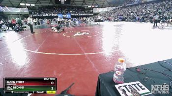4A 150 lbs Champ. Round 1 - Isac Deonigi, Tahoma vs Jaden Perez, Inglemoor