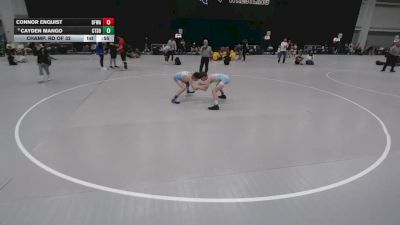 84 lbs Champ. Rd Of 32 - Cayden Mango, Collum Trained School Of Wrestling vs Connor Enquist, Black Fox Wrestling Academy