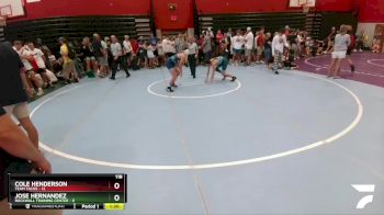 118 lbs Round 6 (8 Team) - Cole Henderson, Team Tacos vs Jose Hernandez, Rockwall Training Center