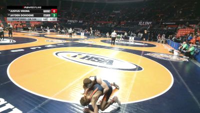 2A 144 lbs Champ. Round 1 - Jayden Dohogne, Sycamore (H.S.) vs Justus Vrona, Mahomet (M.-Seymour)