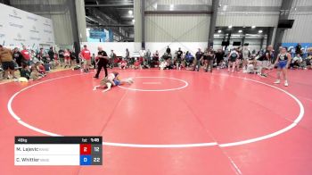 49 kg 5th Place - Miranda Lajevic, Ranger Pride Wrestling vs Cailyn Whittier, Bager Girls Elite