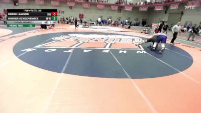 285 lbs Cons. Round 1 - Derek Lawson, Eureka vs Hunter Szyszkiewicz, Wisconsin-Whitewater