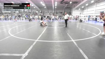 138 lbs Rr Rnd 1 - Lincoln Underwood, Indiana Outlaws Yellow vs Kole Zufall, BC Predators