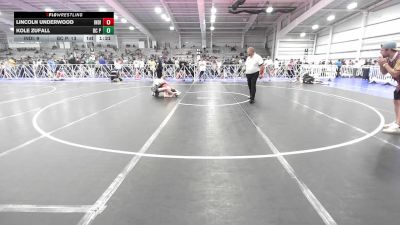 138 lbs Rr Rnd 1 - Lincoln Underwood, Indiana Outlaws Yellow vs Kole Zufall, BC Predators