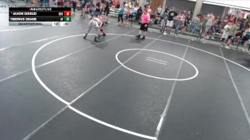 123-133 lbs Quarterfinal - Jaxon Disrud, Sartell vs Tiberius Deane, Adams Friendship