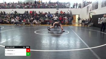 172 lbs Consi Of 8 #2 - Luke Wentzel, Upper Dauphin vs Carter Enders, Halifax