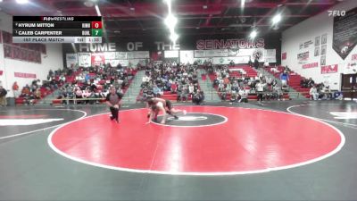 285 lbs 1st Place Match - Caleb Carpenter, Buhl vs Hyrum Mitton, Kimberly