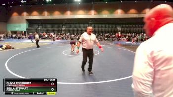 155 lbs Quarterfinal - Bella Stewart, Corning Union vs Olivia Rodriguez, Centennial/Corona