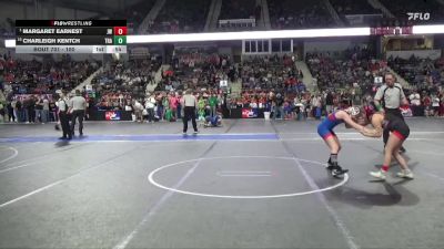 100 lbs Champ. Round 1 - Margaret Earnest, Jayhawk Wrestling vs Charleigh Kentch, Trailhands