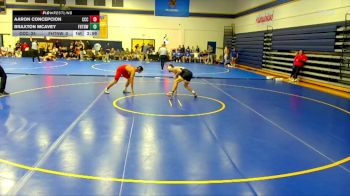165 lbs Round 1 (6 Team) - Aaron Concepcion, Clackamas Community College vs Braxton McAvey, Fort Hays Tech Northwest