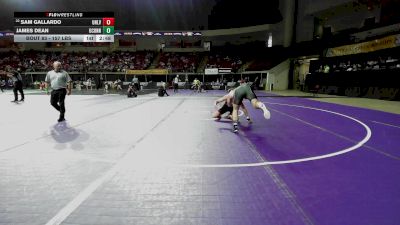 157 lbs Round Of 64 - Sam Gallardo, UNLV vs James Dean, UConn