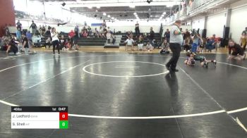 46 lbs Consi Of 8 #2 - Jackson Ledford, Banks County Battle Born Wrestling vs Samuel Shell, Morris Fitness