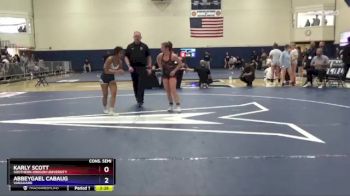 101 lbs Cons. Semi - Karly Scott, Southern Oregon University vs Abbeygael Cabaug, Vanguard