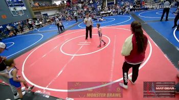 49 lbs Rr Rnd 3 - Cayden Petersen, Lions Wrestling Academy vs Stetson Topping, Smith Wrestling Acadmey